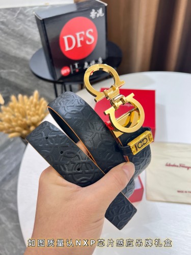 Streetwear Belt Ferragamo 320351 size:3.5cm