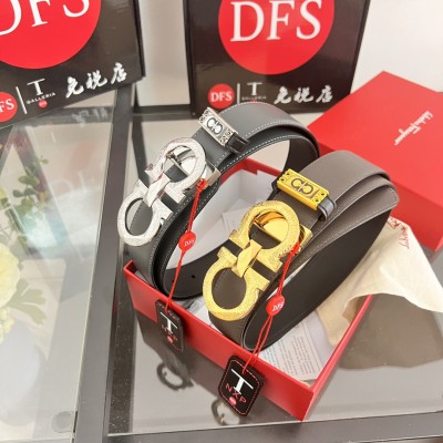 Streetwear Belt Ferragamo 320224 size:3.5cm