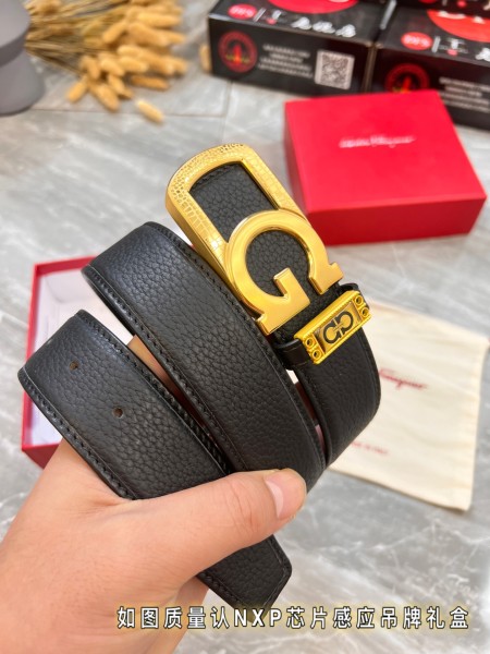 Streetwear Belt Ferragamo 320026 size:3.5cm