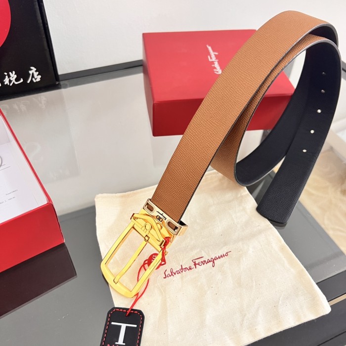 Streetwear Belt Ferragamo 320210 size:3.5cm