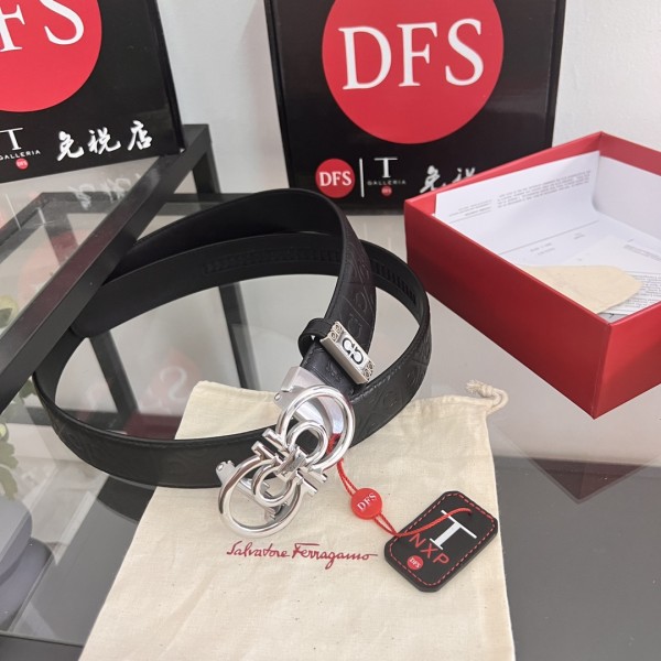 Streetwear Belt Ferragamo 320255 size:3.5cm