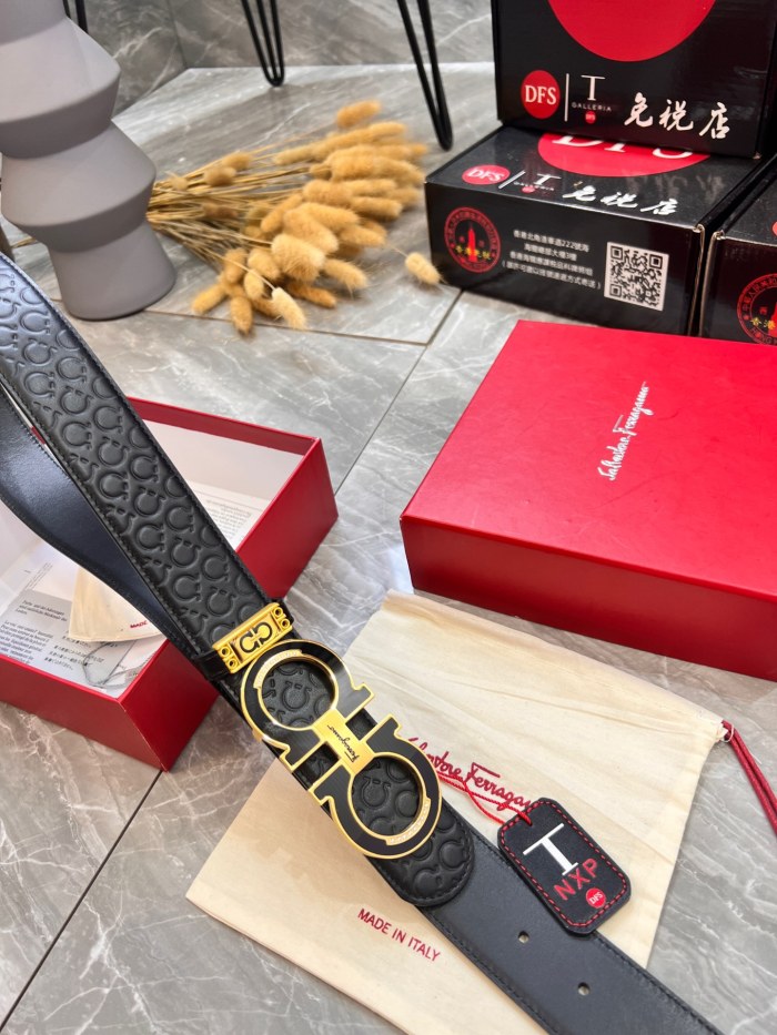 Streetwear Belt Ferragamo 320184size:3.5cm