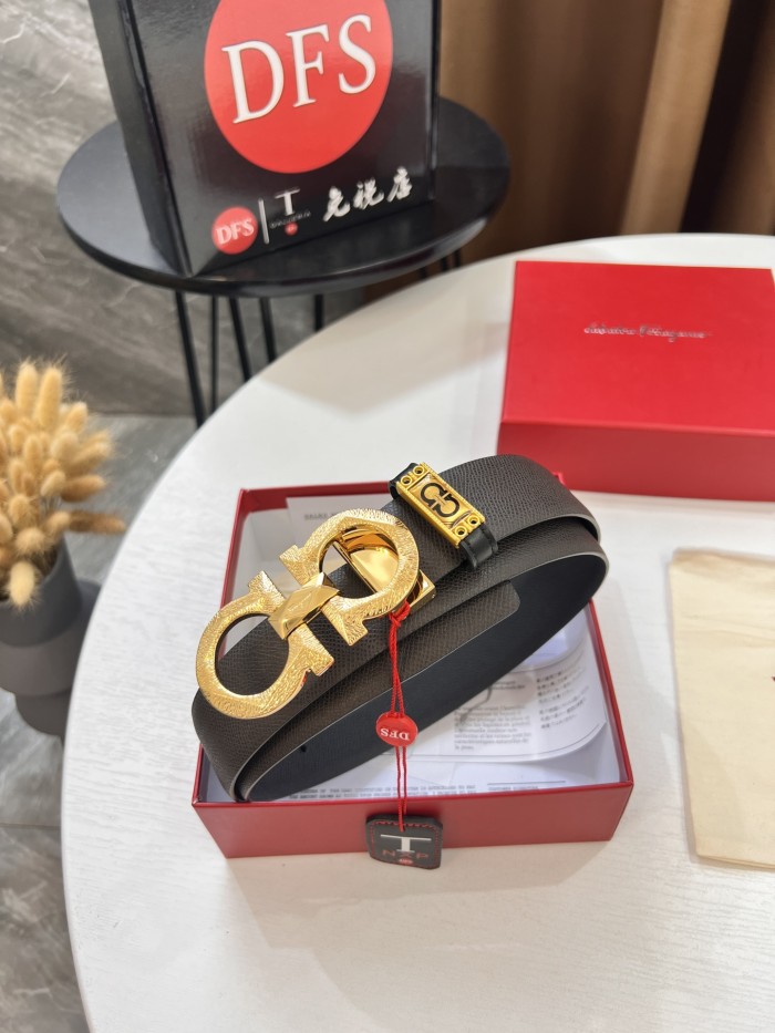 Streetwear Belt Ferragamo 320154 size:3.5cm