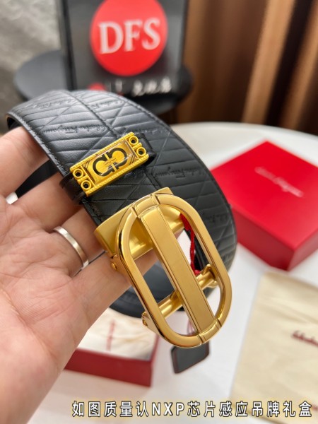 Streetwear Belt Ferragamo 320290 size:3.5cm