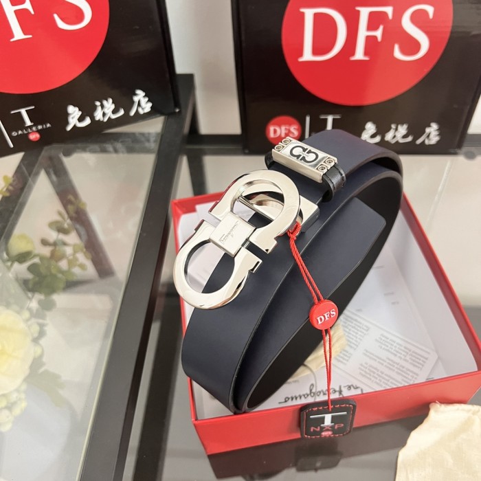 Streetwear Belt Ferragamo 320270 size:3.5cm