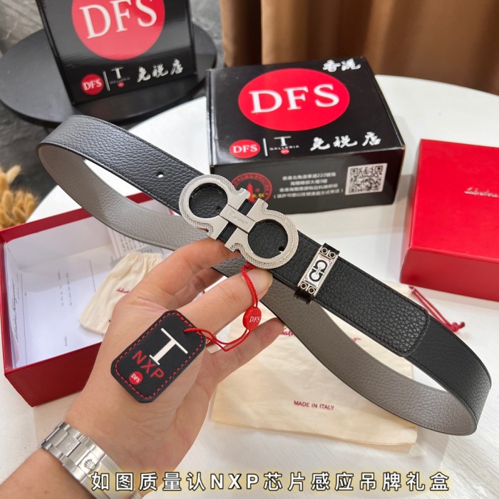 Streetwear Belt Ferragamo 320233 size:3.5cm