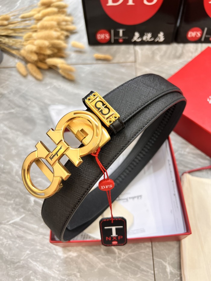 Streetwear Belt Ferragamo 319887 size:3.5cm