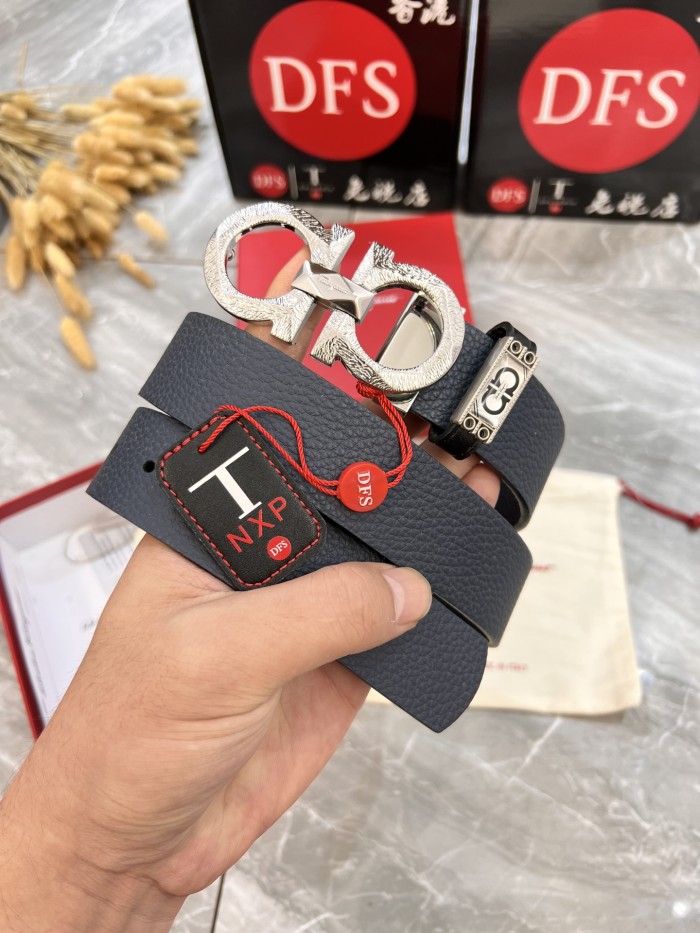 Streetwear Belt Ferragamo 319943 size:3.5cm