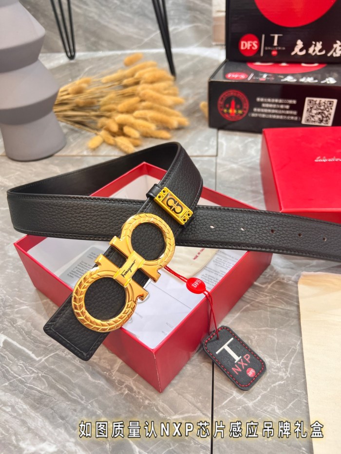 Streetwear Belt Ferragamo 320188 size:3.5cm