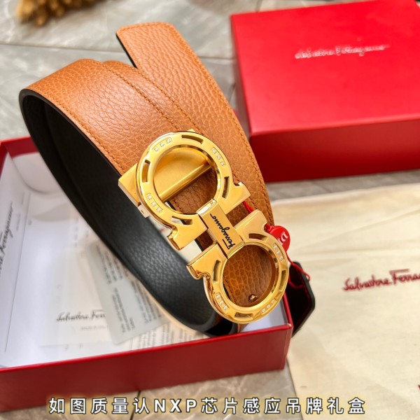 Streetwear Belt Ferragamo 319809 size:3.5cm