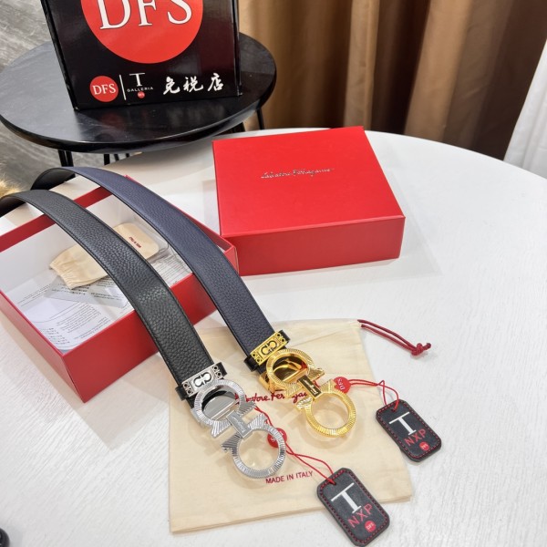 Streetwear Belt Ferragamo 319717 size:3.5cm