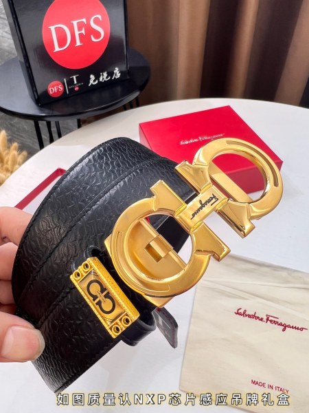 Streetwear Belt Ferragamo 319772 size:3.5cm