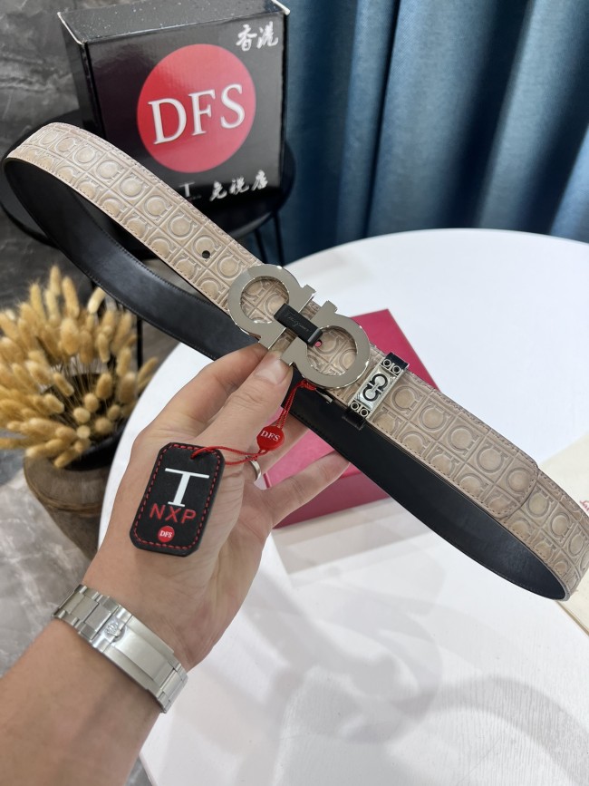 Streetwear Belt Ferragamo 319554 size:3.5cm