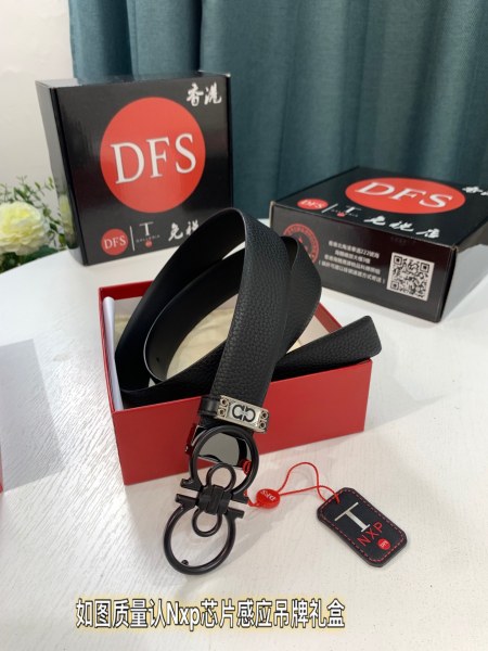 Streetwear Belt Ferragamo 319517 size:3.5cm