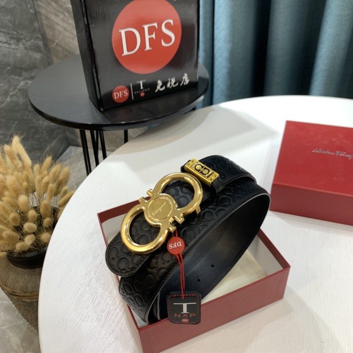 Streetwear Belt Ferragamo 319739 size:3.5cm