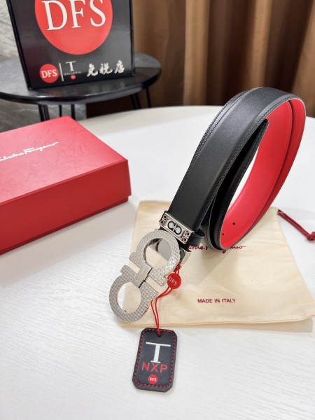 Streetwear Belt Ferragamo 319665 size:3.5cm