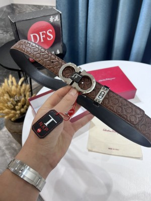 Streetwear Belt Ferragamo 319550 size:3.5cm