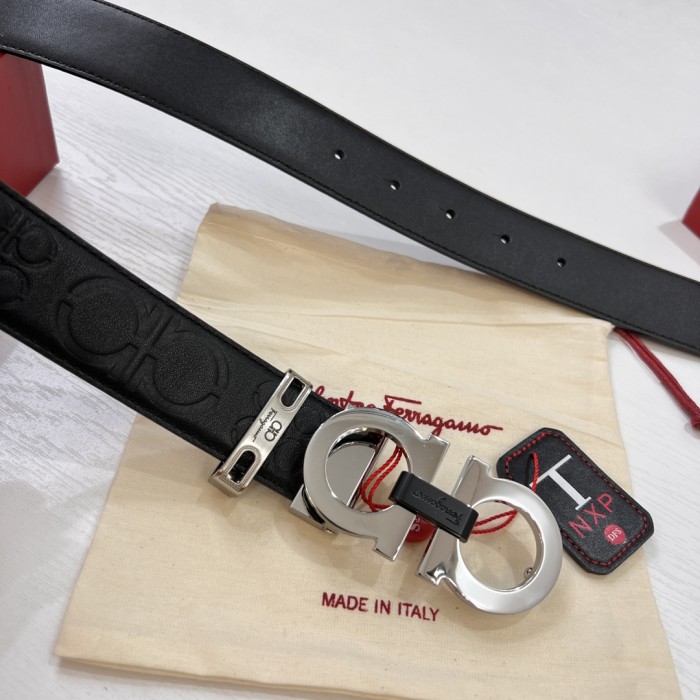 Streetwear Belt Ferragamo 319804 size:3.5cm