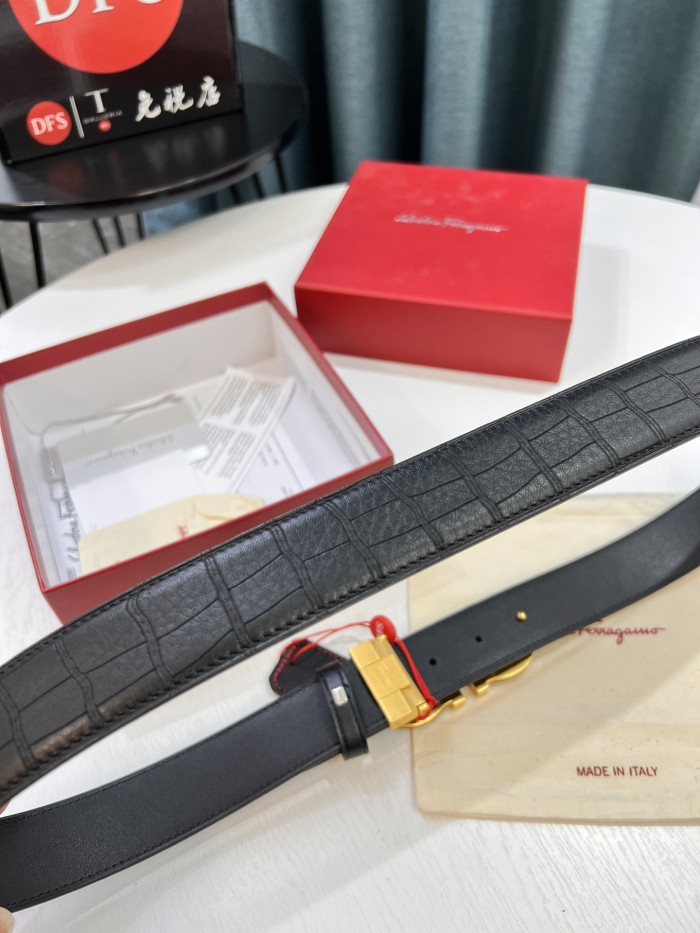 Streetwear Belt Ferragamo 319588 size:3.5cm