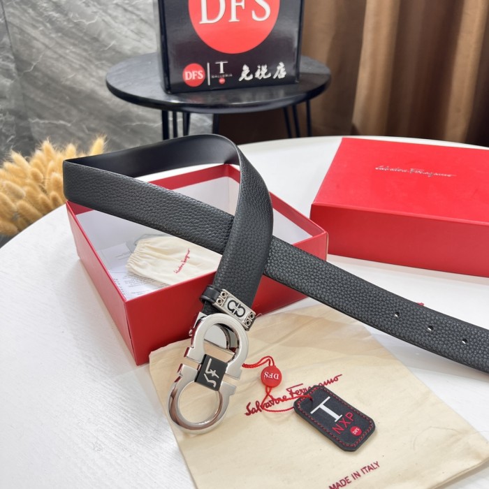 Streetwear Belt Ferragamo 319684 size:3.5cm