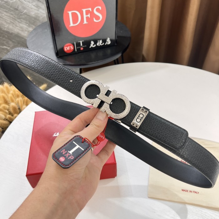 Streetwear Belt Ferragamo 319661 size:3.5cm