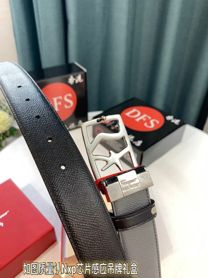 Streetwear Belt Ferragamo 319623 size:3.5cm