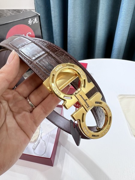 Streetwear Belt Ferragamo 319547 size:3.5cm