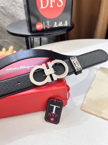 Streetwear Belt Ferragamo 319797 size:3.5cm