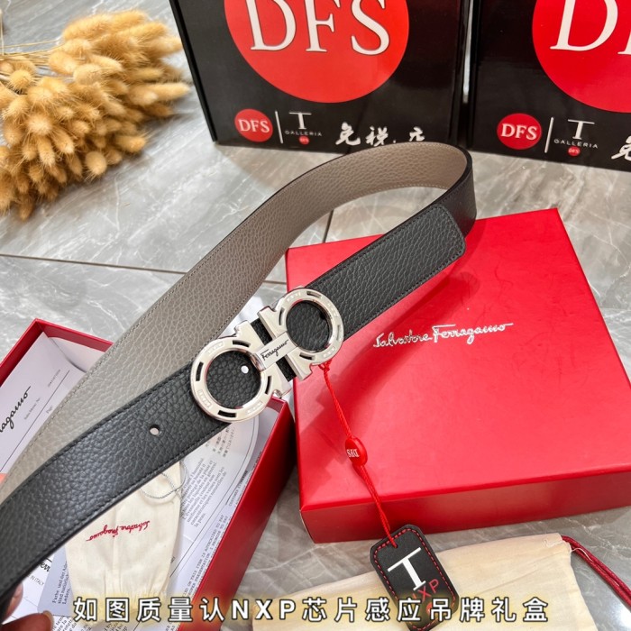 Streetwear Belt Ferragamo 319808 size:3.5cm