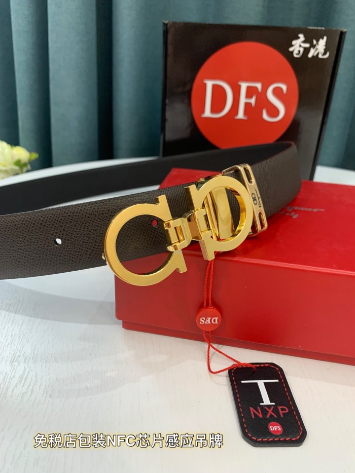 Streetwear Belt Ferragamo 319452 size:3.5cm
