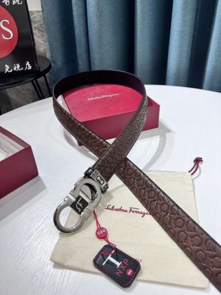 Streetwear Belt Ferragamo 319550 size:3.5cm