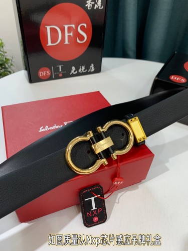 Streetwear Belt Ferragamo 319504 size:3.5cm