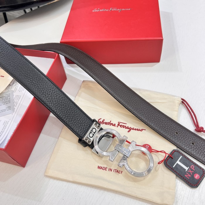 Streetwear Belt Ferragamo 319717 size:3.5cm