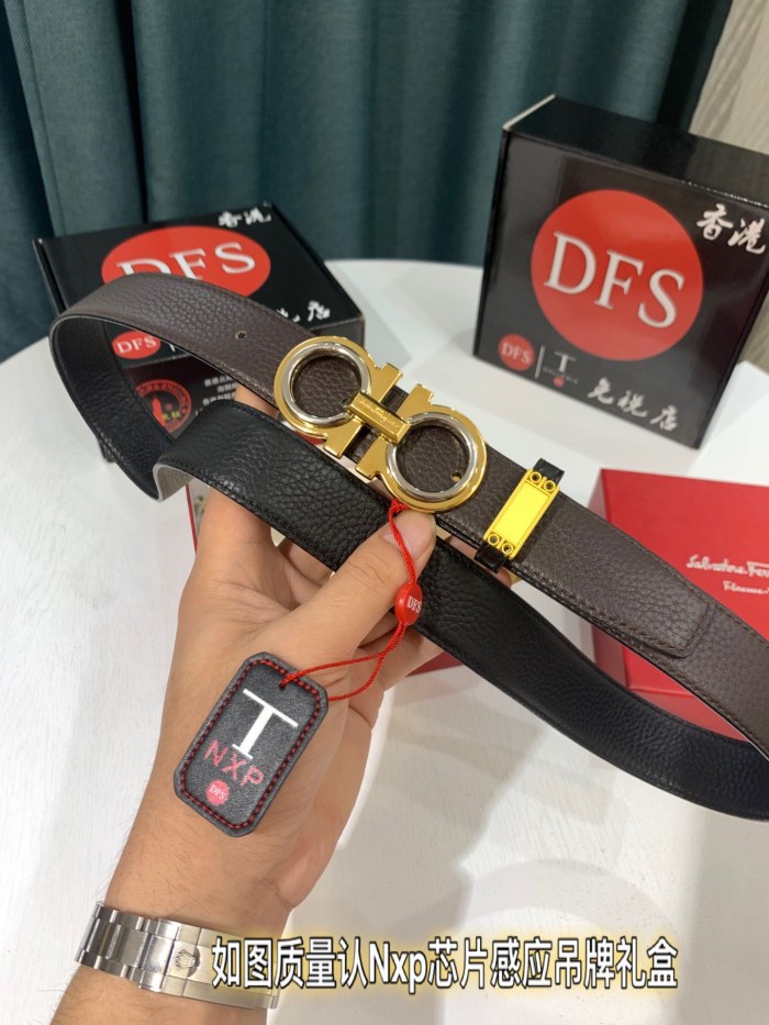 Streetwear Belt Ferragamo 319523 size:3.5cm