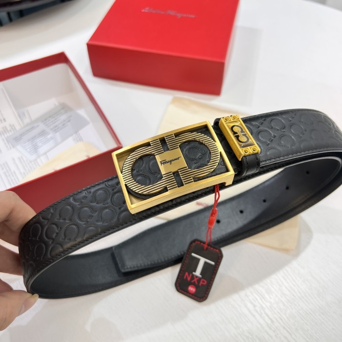 Streetwear Belt Ferragamo 319733 size:3.5cm