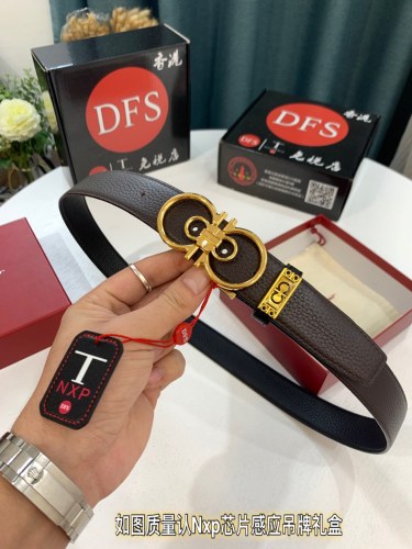 Streetwear Belt Ferragamo 319474 size:3.5cm