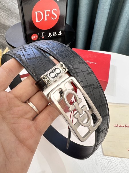 Streetwear Belt Ferragamo 319672 size:3.5cm