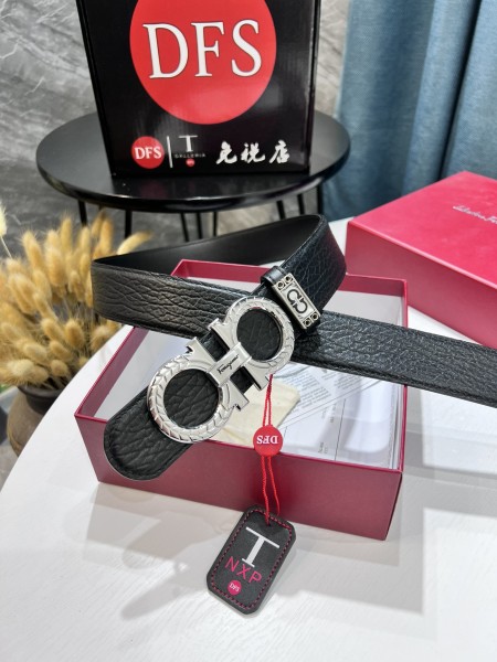 Streetwear Belt Ferragamo 319617 size:3.5cm