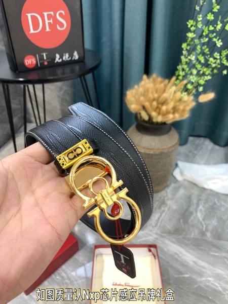 Streetwear Belt Ferragamo 319782 size:3.5cm