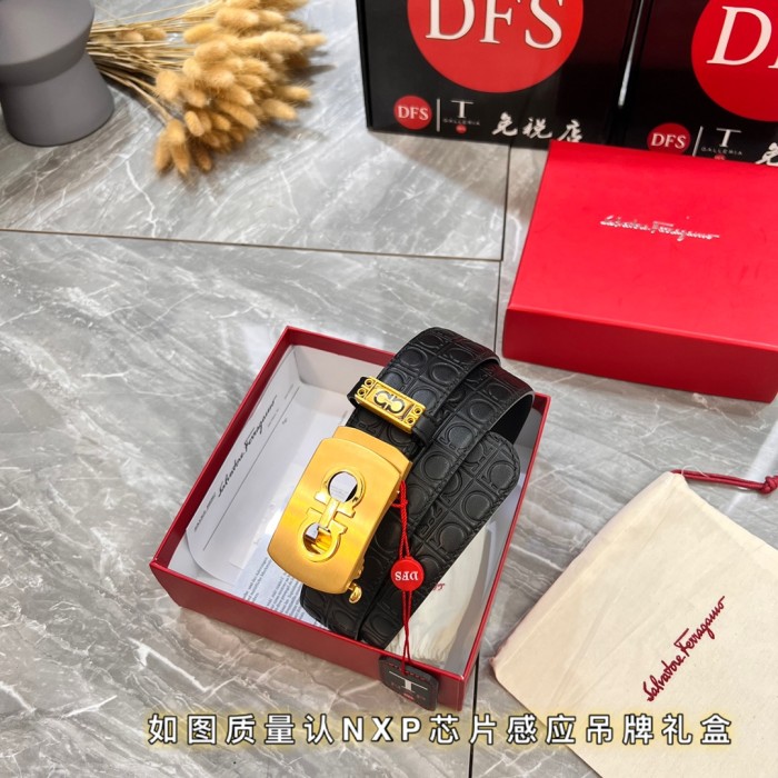 Streetwear Belt Ferragamo 319821 size:3.5cm