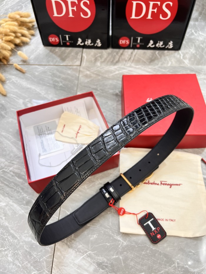 Streetwear Belt Ferragamo 319850 size:3.5cm
