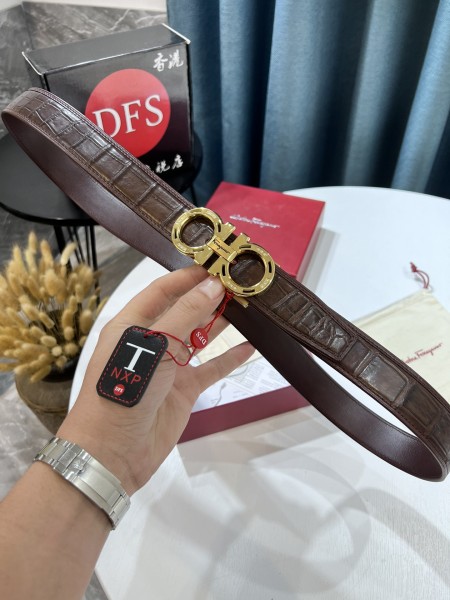 Streetwear Belt Ferragamo 319547 size:3.5cm