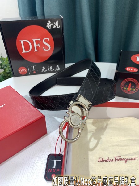 Streetwear Belt Ferragamo 319497 size:3.5cm