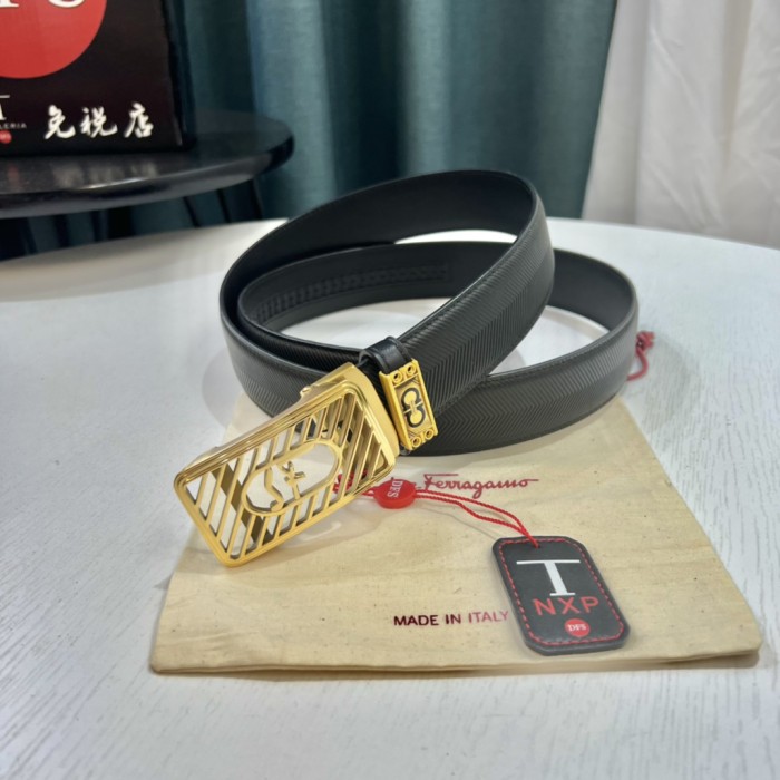 Streetwear Belt Ferragamo 319567 size:3.5cm