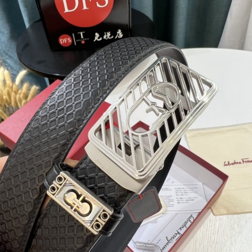 Streetwear Belt Ferragamo 319568 size:3.5cm