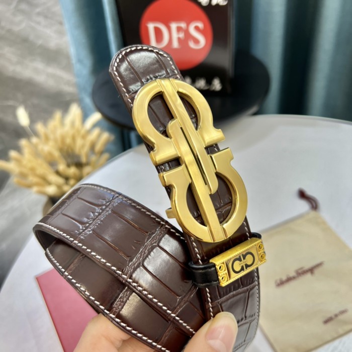 Streetwear Belt Ferragamo 319571 size:3.5cm