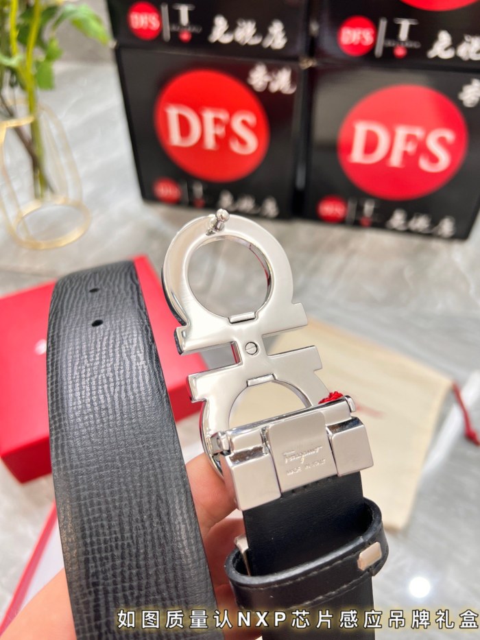 Streetwear Belt Ferragamo 319841 size:3.5cm