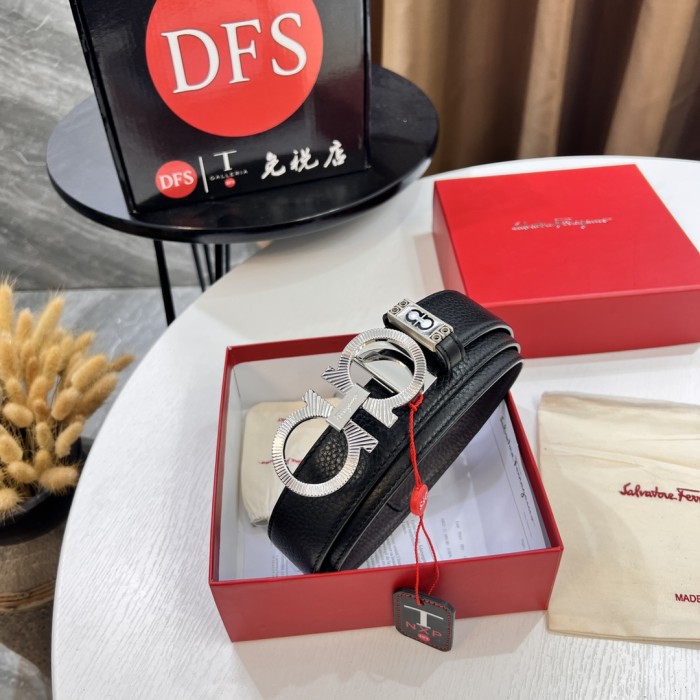 Streetwear Belt Ferragamo 319717 size:3.5cm