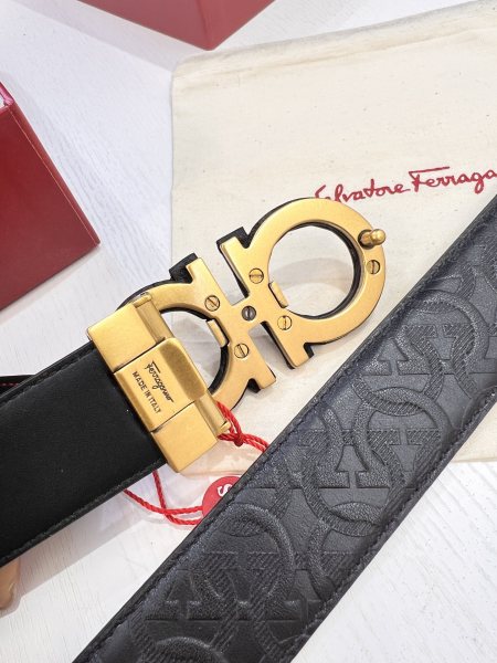 Streetwear Belt Ferragamo 319580 size:3.5cm