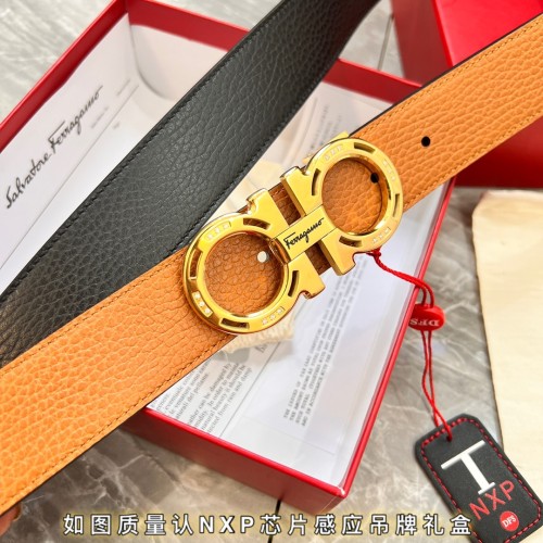 Streetwear Belt Ferragamo 319809 size:3.5cm